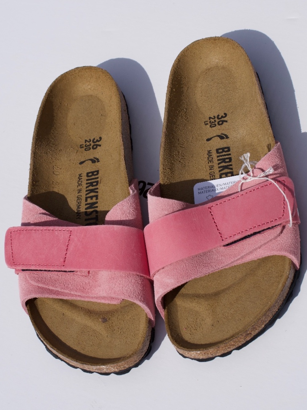 NEW Birkenstock Oita Modern Suede candy pink Size 36/Narrow Fit
